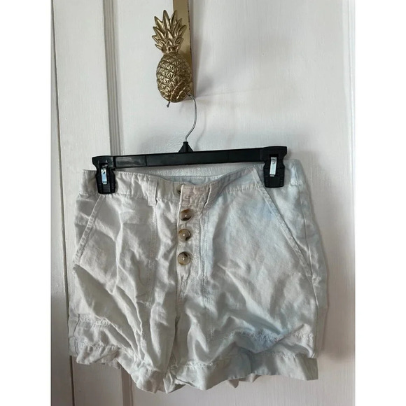 Loft Women’s size 00 blue and white dyed shorts - Picture 2 of 9